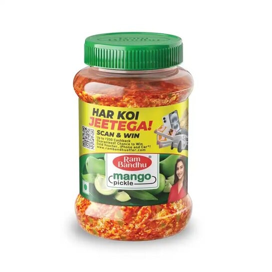 Ram Bandhu Mango Pickle Pet Jar (1 kg)