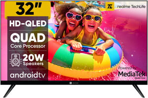 Click to enlarge realme TechLife 80 cm (32 inch) QLED HD Ready Smart Android TV wi...more