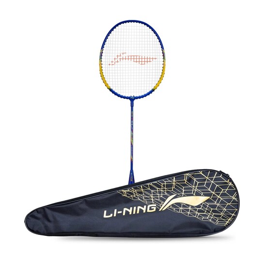 LI-NING Smash XP 70 IV Badminton Racket (Set of 1 + 1 Full Cover) (Strung, Black/Gold) Multicolor Strung Badminton Racquet (Pack of: 1, 95 g)