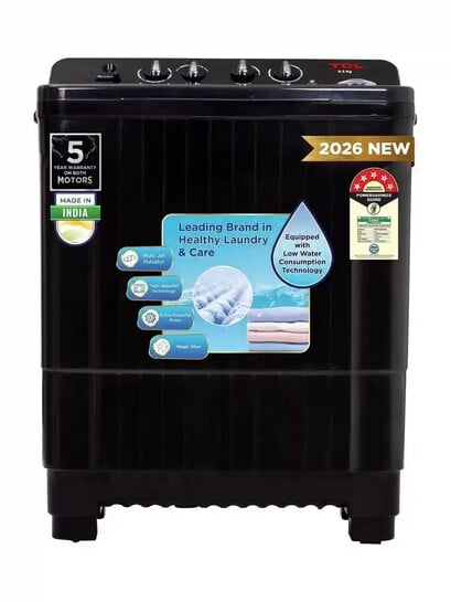 Click to enlarge TCL 8.5 kg 5 Star with Extra Powerful Motor, Magic & Lint Filter,...more