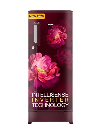Whirlpool 192 L Direct Cool Single Door 4 Star Refrigerator with upto 12 hour cooling retention, fridge, (2026 Model) (Wine Peony, 215 IMPC ROY 4S Wine PEONY-Y)