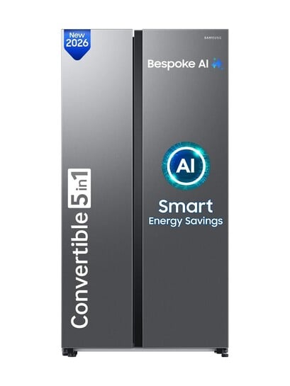 Click to enlarge Samsung 653 L Frost Free Side by Side 3 Star Refrigerator with A...more
