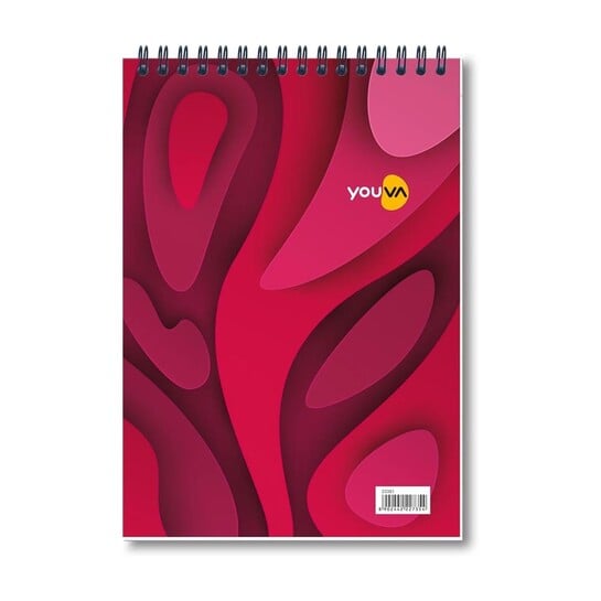 NAVNEET Youva Top Wiro Bound My Notes 14.8x21 cm Single Line Assorted Notebook Ruled 160 Pages (Multicolor, Pack of 3)