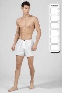 Dollar Pack of 6 Solid Men Boxer