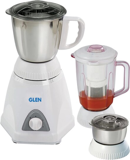 Click to enlarge Glen GL 4026 750 W Mixer Grinder (SA4026X750 | 3 Jars | White)