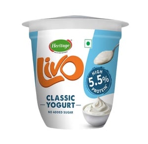 Swiggy Instamart: Heritage Livo Classic Yogurt 400gm (Location Specific)