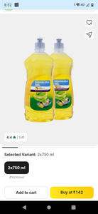 Take a look at this Lemon Dish Cleaning Gel on Flipkart (1.5L )