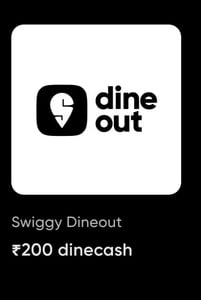 Click to enlarge Cred : Get 200Rs Swiggy Dineout Dinecash by burning 2,500 Cred Coins