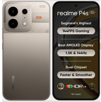 realme P4s 5G (Titanium Gray, 128 GB) (8 GB RAM) sale 3 SEP