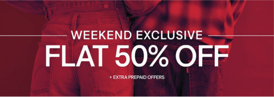 Weekend Exclusive | Flat 50% Off | + Extra Prepaid offers