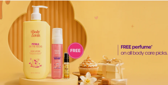 Plum Goodness Body Lovin' Tuesdays - Free Perfume on all Bodycare picks