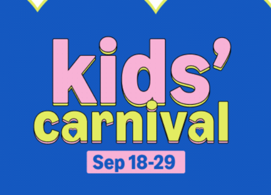 Amazon Kid's Carnival -up to 70 % off
