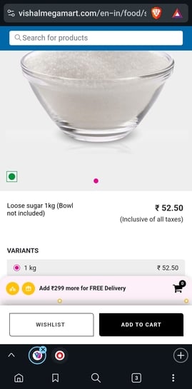 Click to enlarge Sugar at 52 in Vishal