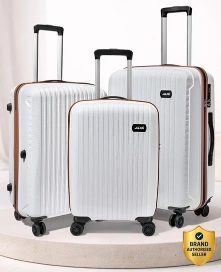Click to enlarge Alpha by VIP Hard body set of 3 luggage 8 wheels 54/66/76cm at Rs 3156