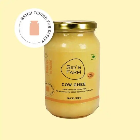 Zepto - Sid's Farm Cow Ghee | Pure & Authentic 1 pack (350 g) (Location Specific)