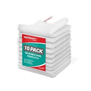 Spotzero by Milton Non-Scratch Dish Cloth – Pack of 10