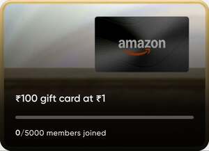 Cred: win Amazon Pay gift card at ₹1 by joining the rally. Pledge coins to unlock it together. | Starts at 12 am tonight