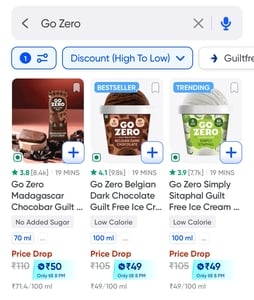 Swiggy Instamart>> Search Go Zero