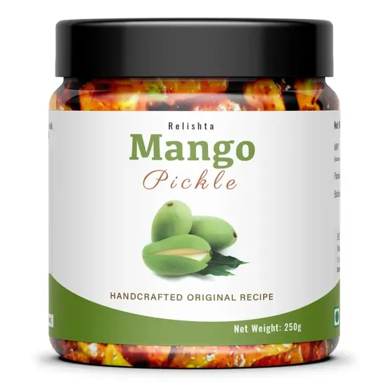 Relishta Mango Pickle 250 g Traditional Handmade Indian Achar