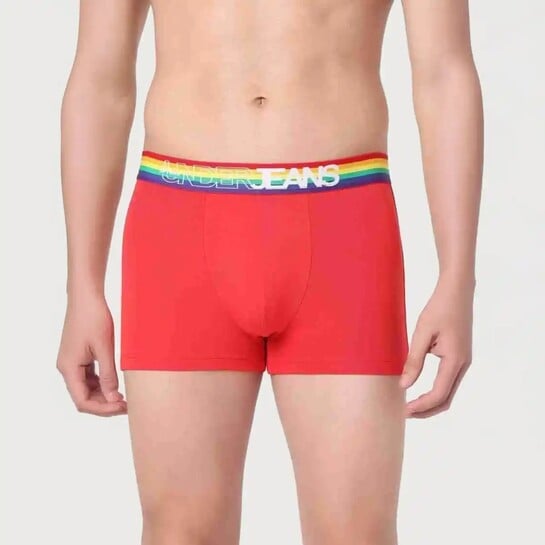 Zepto - Underjeans by Spyker Men's Cotton Elastane Blend Solid Trunk 1 pc