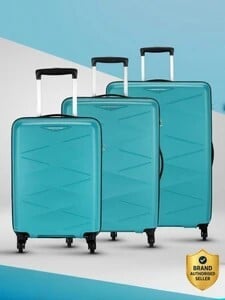 Kamiliant by American Tourister Hard Body Set of 3 Luggage - Blue