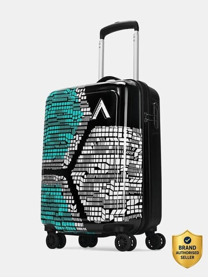 ARISTOCRAT Small Cabin Suitcase (54 cm) 8 Wheels - Bruce Cabin Trolley Bag - Blue