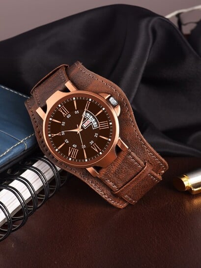 Buy WATCHSTAR Men Patterned Dial & Stainless Steel Straps Analogue Watch - Watches for Men 33047764 | Myntra
