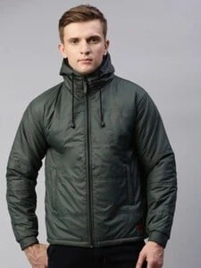 UNSULLY Men Solid Bomber Jacket