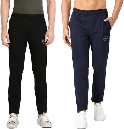 Click to enlarge Pepe Jeans Pack of 2 Men Solid Multicolor Track Pants