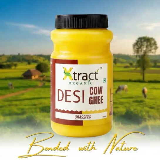 Zepto - Xtract Organic Desi Cow ghee 1 pc (1 L) @480, Bikaji Katli Mix 400gm @179