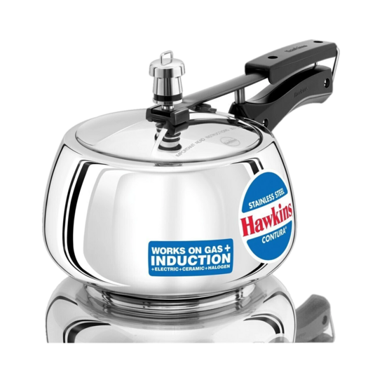 Hawkins Contura (SSC30) 3 L Induction Bottom Pressure Cooker (Stainless Steel)