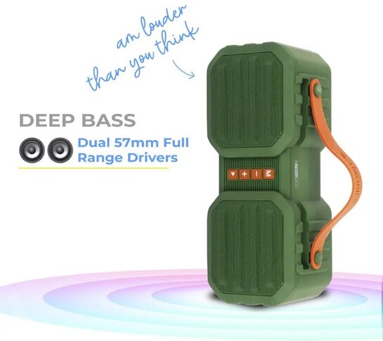 ZEBRONICS Sound Feast 50 Wireless Speaker with USB, mSD Card & Call Function