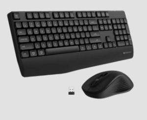 Click to enlarge ZEBRONICS Companion 202 Wireless Standard Desktop Keyboard Compatible with Desktop, Laptop, Mac (Black)