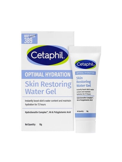 Buy Cetaphil Optimal Hydration Restoring Water Gel With Hyaluronic & Polyglutamic Acid 10 G - Day Cream for Unisex 38976655 | Myntra