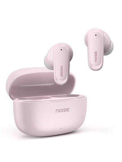 Click to enlarge Buy Noise Buds Play TWS With 40H Of Playtime Quad Mic & ENC BT V6.0 Blush Pink - Headphones for Unisex 39968806 | Myntra